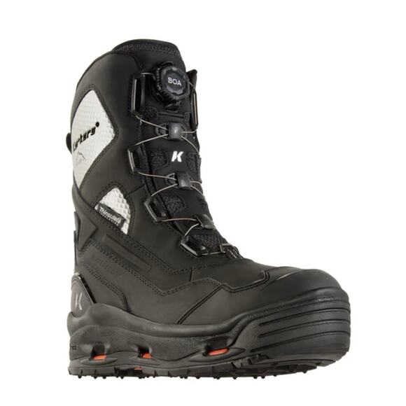KORKERS Polar Vortex 1200 With SnowTrac Sole Men’s 14 Black/Silver Boot OB9920BK - Picture 3 of 6